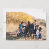 書道台本メリークリスマスフォトカード 招待状 (正面)