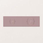 書道台本モダンエレガントデザインテンプレート 名刺 (外部フラット)