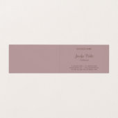 書道台本モダンエレガントデザインテンプレート 名刺 (内部フラット)