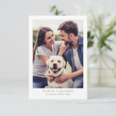 書道台本モダン写真結婚の セーブザデート (スタンド正面)