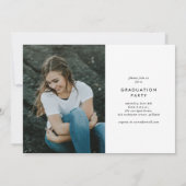 書道台本卒業写真招待状 招待状 (裏面)