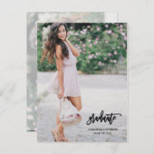 書道台本大学院写真はがき インビテーションポストカード (正面/裏面)