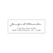 書道台本結婚の差出人住所モダンS セルフインキングスタンプ (デザイン)