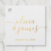 書道台本結婚の箔 フェイバータグ (正面)