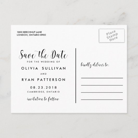 書道台本 |写真はがきを保存 案内ポストカード (裏面)