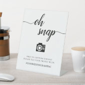 書道台結婚本のOHスナップハッシュタグ 台座サイン (インサイチュ)