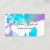 書道名アーティストアートワークの追加 名刺 (正面)