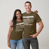 書道名詞定義書道愛好家 Tシャツ (ユニセックス)