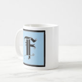 書道大文字F コーヒーマグカップ (正面左)