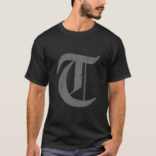 書道大文字T グランジ Tシャツ