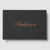 書道姓ダークグレイ結婚ズ ゲストブック (正面)