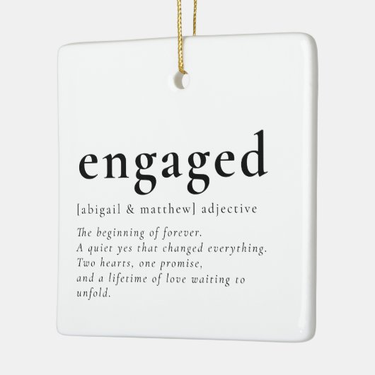 書道婚約した写真模写 セラミックオーナメント (左)