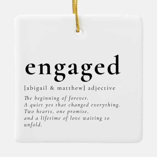 書道婚約した写真模写 セラミックオーナメント (正面)