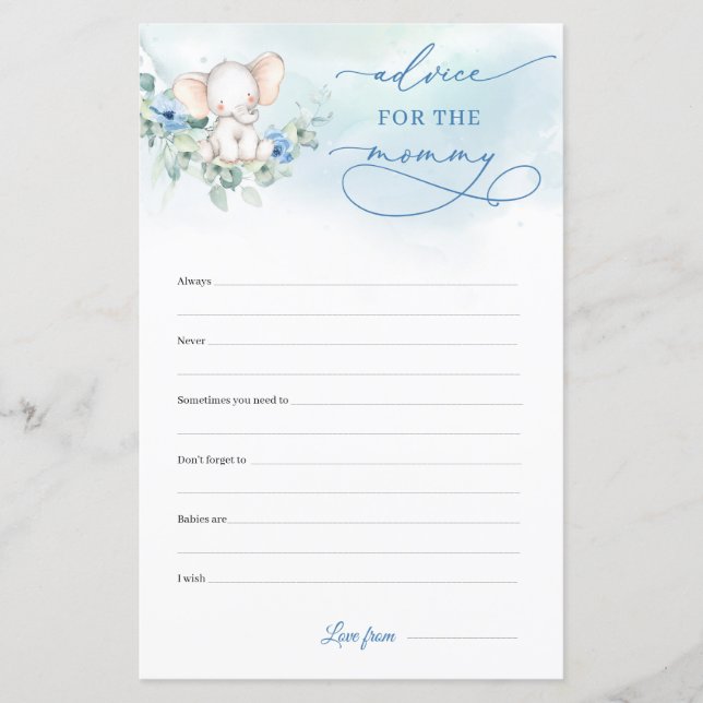 書道少年ゾウアドバイスfor the Mommy (正面)