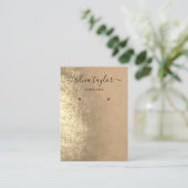 書道工芸紙イヤリング表示カード 名刺 (スタンド正面)