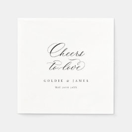 書道応援ナプキンウェディングパーティーバーデコール スタンダードカクテルナプキン