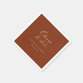 書道応援ナプキンウェディングパーティーバーデコール スタンダードカクテルナプキン (角)