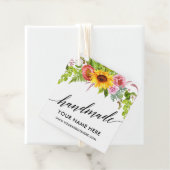 書道手作りひまわりフローラ手作 フェイバータグ (インサイチュ)