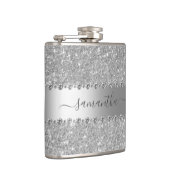 書道手書きダイヤモンドバラ金ゴールドグリッター フラスク (右)