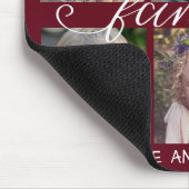 書道暗赤色6フォトコラージュ マウスパッド (コーナー)