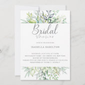 書道植物学ブライダルシャワー 招待状 (正面)