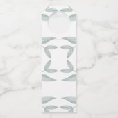 書道植物学結婚の歓迎 ボトルネックタグ (裏面)