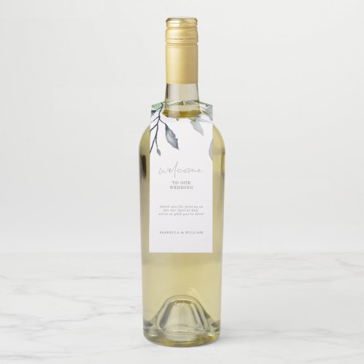 書道植物学結婚の歓迎 ボトルネックタグ (ボトル)