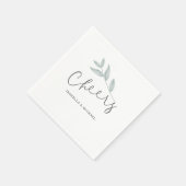 書道植物学結婚応援 スタンダードカクテルナプキン (角)