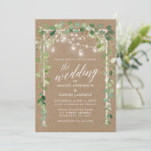 書道植物灯クラフト結婚ズ 招待状 (スタンド正面)