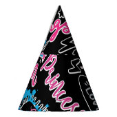 書道標語で女の子のパターン,ハート, wo パーティーハット (左)