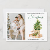 書道水彩松の写真 シーズンカード (正面)