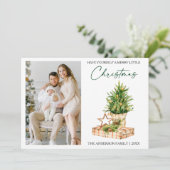 書道水彩松の写真 シーズンカード (スタンド正面)