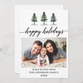 書道水彩松写真 シーズンカード (正面/裏面)