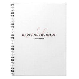 書道淡い色のピンク名帳 ノートブック