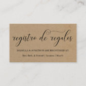 書道登スペインの録格納装置カード エンクロージャーカード (正面)