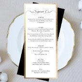 書道白黒、金ゴールドフレフォーマルーム結婚ズ メニュー