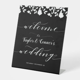 書道素朴は我が家の台座結婚へようこそ 台座サイン