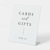 書道素朴カード及び贈答台看板 台座サイン (正面)