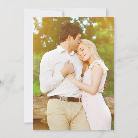 書道素朴スペインの結婚の 招待状 (裏面)