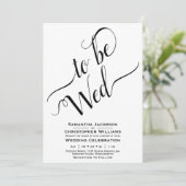 書道結婚のエレガントシンプル結婚白 招待状 (スタンド正面)