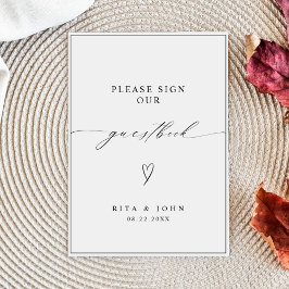 書道結婚のサインを下さい ポスター