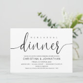 書道結婚のリハーサモダンル 招待状 (スタンド正面)