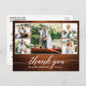 書道結婚の木5写真ありがとう ポストカード (正面/裏面)