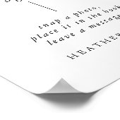 書道結婚の絵本看板ポスター ポスター (角)