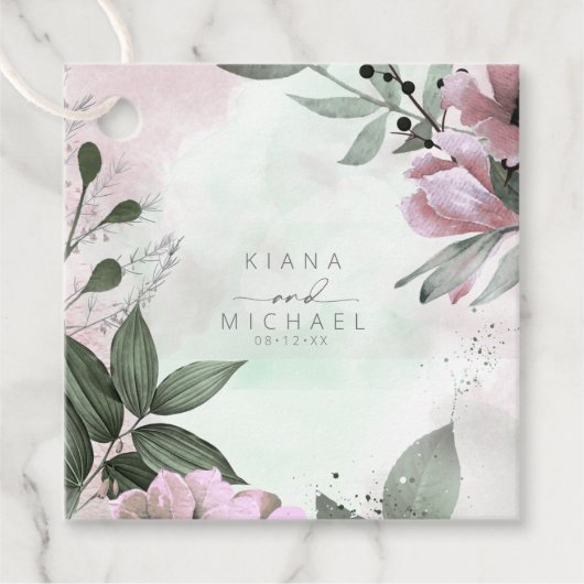 書道結婚フローラのMauve ID771 フェイバータグ (正面)