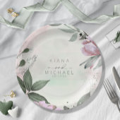 書道結婚フローラのMauve ID771 ペーパープレート