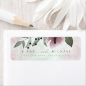 書道結婚フローラのMauve ID771 ラベル (インサイチュ)