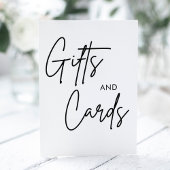 書道結婚式のカードとギフト 台座サイン