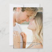 書道結婚式の日付カードを保存 案内状 (裏面)