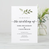 書道結婚式招待状 招待状 (スタンド正面)